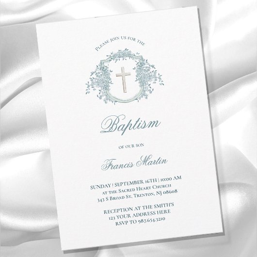 花紋章 | 洗礼 招待状