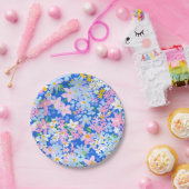 花紙プレート、フローラプレート ペーパープレート (パーティー)