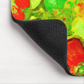 花素晴らしのカラフルアートワーク マウスパッド (コーナー)