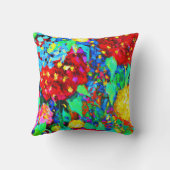 花素晴らし柄 クッション (裏面)