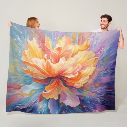 花素晴らし フリースブランケット (インサイチュ)