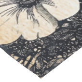 花素朴と書道 – 樹齢ブラウン紙1 テーブルクロス (アングル)