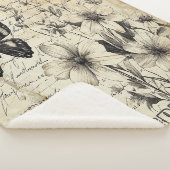 花素朴と蝶 – 熟成紙(1) シェルパブランケット (3/4)