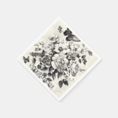 花素朴と蝶 – 熟成紙(3) スタンダードカクテルナプキン (角)
