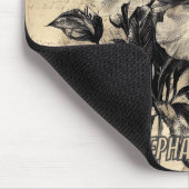 花素朴と蝶 – 熟成紙(4) マウスパッド (コーナー)