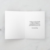 花素朴の季節のクリスマス カード (内部)