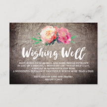 花素朴の花束結婚の願い井戸