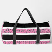 花素朴エレガント柄 ダッフルバッグ (正面)