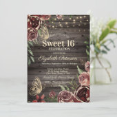 花素朴グリッタービターフライウッドスウィート16 招待状 (スタンド正面)