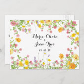 花素朴リースケベック日付を保存 シーズンカード (正面/裏面)