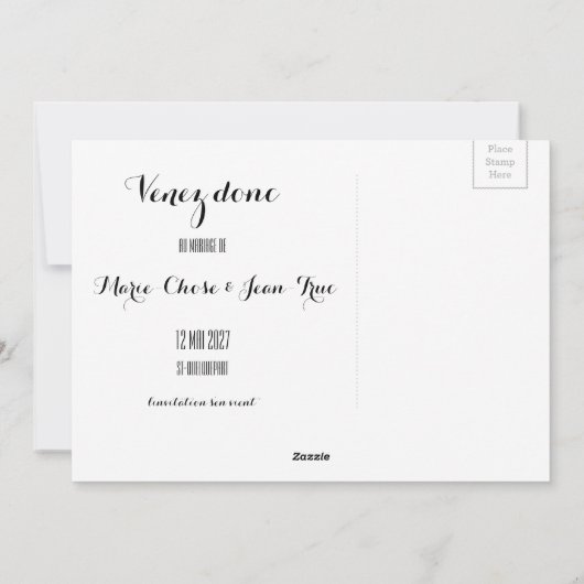 花素朴リースケベック日付を保存 シーズンカード (裏面)