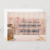 花素朴付きミルク缶デートを保存 ポストカード (正面/裏面)