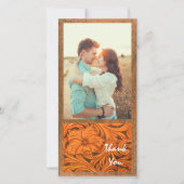 花素朴国ウェスタンありがとう サンキューカード (正面)