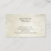 花素朴札。ひまわり。国のフローラ 名刺 (裏面)