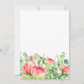 花素朴水色モダンsweet sixteen 招待状 (裏面)