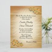 花素朴結婚式招待状 招待状 (スタンド正面)