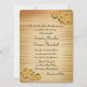 花素朴結婚式招待状 招待状 (正面)