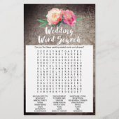 花素朴花束"彼は彼女が言った"クイズのゲーム (裏面)