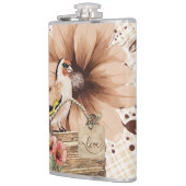 花素朴鳥ヌーク フラスク (左)