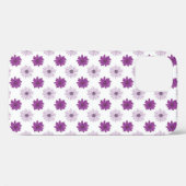 花紫色の花柄 Case-Mate iPhoneケース (裏面 (横))