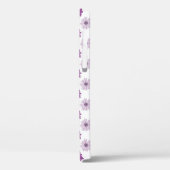 花紫色の花柄 Case-Mate iPhoneケース (裏面 / 左)