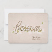 花結婚で永遠のロープ 招待状 (正面)