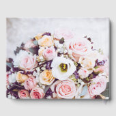 花結婚の花束の名前&日付 ゲストブック (裏面)