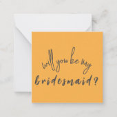 花結婚ブライダルシャワー招待状 ノートカード (正面)