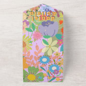 花結婚ブライダルシャワー オールインワン招待状 (外側)