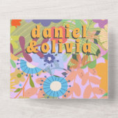 花結婚ブライダルシャワー オールインワン招待状 (裏面)