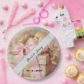 花結婚付き美しいギフトボックス ペーパープレート (パーティー)