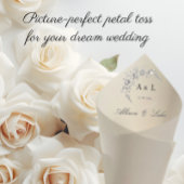 花結婚弁投げコーンモノグラム式が発せられる