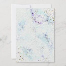 花結婚式招待状オンウォーターカラー紙テックス 招待状