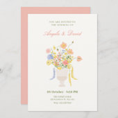 花結婚束 招待状 (正面/裏面)