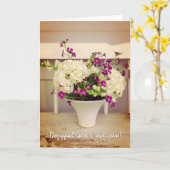 花結婚生ロシアの祭 カード (黄色い花)