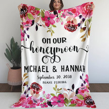 花絵を描がハネムーンの水色