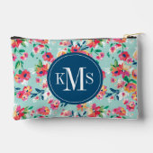 花絵を描模様 アクセサリーポーチ (裏面)