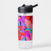 花絵を描色 ウォーターボトル (左面)