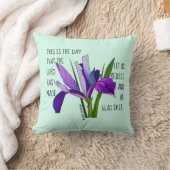 花絵を描、詩篇118:24 クッション (ブランケット)