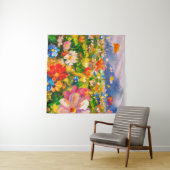 花絵モネ絵画のクロード タペストリー (インサイチュ(横))