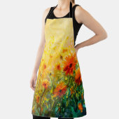 花絵モネ絵画の絶妙な印象 エプロン (インサイチュ)