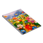花絵モネ絵画の絶妙な印象 ノートブック (右側)