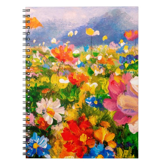 花絵モネ絵画の絶妙な印象 ノートブック (正面)