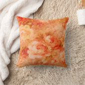 花絵画の可逆枕 クッション (ブランケット)