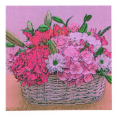 花絵画籠 フォトキューブ (正面)