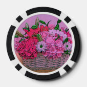 花絵画籠 ポーカーチップ (裏面)