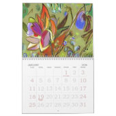 花絵 カレンダー (1月 2026)