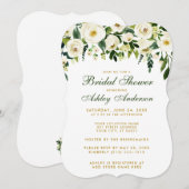 花緑金のブライダルシャワー招待状GB 招待状 (正面/裏面)