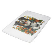 花縁どの可愛い色 バスマット (アングル)