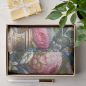 花縁ど付きティッシュペーパー 薄葉紙 (ギフト)